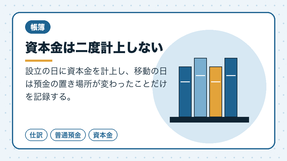 資本金は二度計上しない